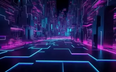 Hình Nền Công Nghệ Neon: Bí Quyết Làm Mới Không Gian Làm Việc Của Bạn
