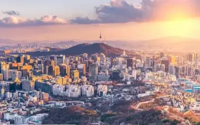 Hình Nền Thành Phố Seoul Đầy Màu Sắc Và Hấp Dẫn