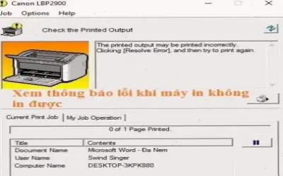 Cách sửa lỗi máy in không in được một cách đơn giản!