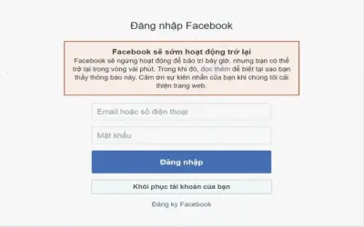 Tại sao đăng nhập Facebook trên máy tính thất bại? Cách sửa ngay!