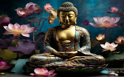 Khám Phá Ảnh Phật Thích Ca Trong Vườn Đầy Bình An