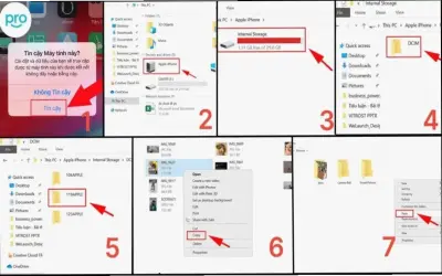 Hướng dẫn chuyển ảnh iPhone sang laptop nhanh chóng