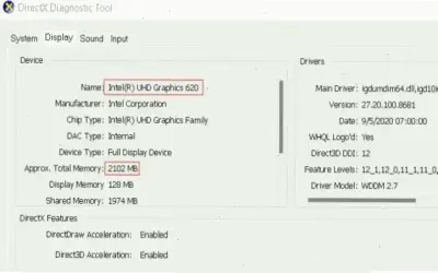 Cách kiểm tra card đồ họa laptop nhanh chóng và dễ dàng!