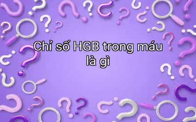 Chỉ số HGB trong máu là gì