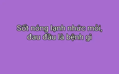 Sốt nóng lạnh nhức mỏi, đau đầu là bệnh gì