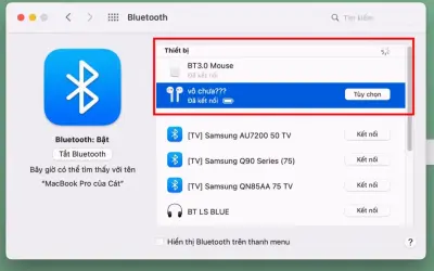 Hướng dẫn kết nối Bluetooth laptop với tai nghe không dây