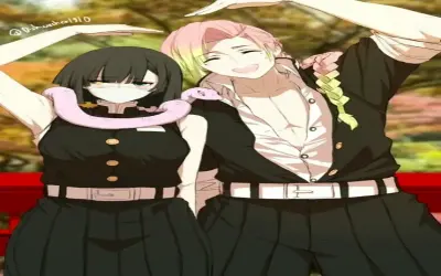 Iguro Obanai x Mitsuri: Tình Yêu Dữ Dội Làm Fan Phát Cuồng