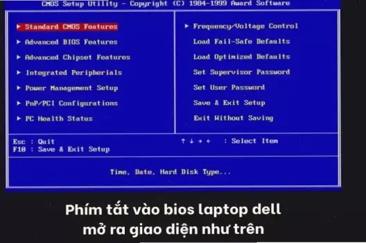 Hướng Dẫn Dễ Thực Hiện Cách Vào BIOS Laptop Dell Nhanh Chóng