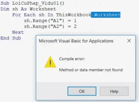 Bí Quyết Sửa Lỗi Microsoft Visual Basic for Applications