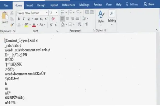 Hướng dẫn sửa lỗi file Word bị mã hóa dành cho người mới