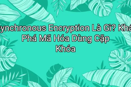 Asynchronous Encryption Là Gì? Khám Phá Mã Hóa Dùng Cặp Khóa