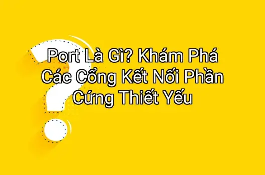 Port Là Gì? Khám Phá Các Cổng Kết Nối Phần Cứng Thiết Yếu