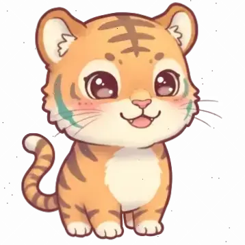 Khám Phá Ảnh Anime Con Hổ Chibi Siêu Dễ Thương Và Độc Đáo!