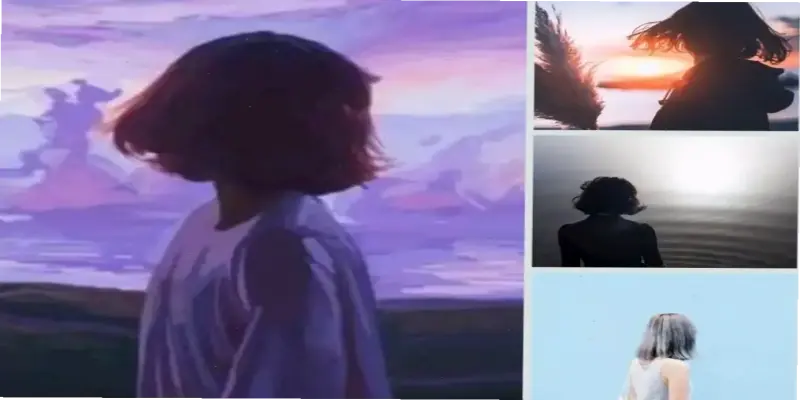 Cô Gái Buồn Quay Lưng: Hình Ảnh Tóc Ngắn Độc Đáo, Hấp Dẫn!