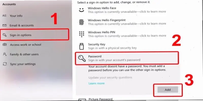 Hướng dẫn chi tiết cách cài pass laptop dễ dàng và an toàn