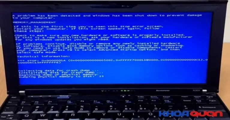 Cách sửa lỗi màn hình xanh Win 7 nhanh chóng!
