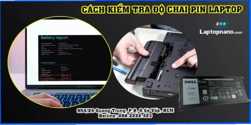 Hướng Dẫn Kiểm Tra Pin Laptop Dễ Dàng Để Tăng Tuổi Thọ Pin
