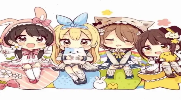 Cute Group Background: Adorable designs brighten your chats with fun vibes!