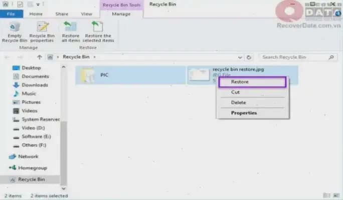 Hướng dẫn nhanh chóng khôi phục dữ liệu đã xóa trên laptop!