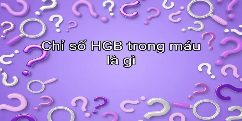 Chỉ số HGB trong máu là gì