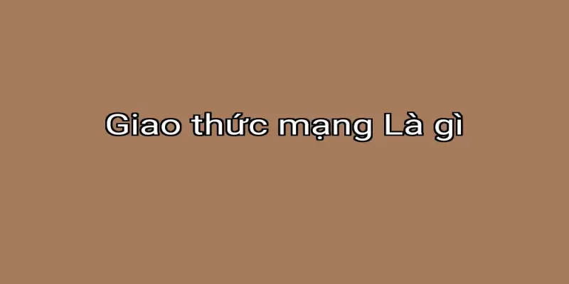 Giao thức mạng Là gì