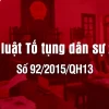 Bộ luật Tố tụng Dân sự 2015: Những quy định quan trọng và cập nhật mới nhất