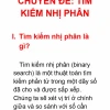 Thuật toán tìm kiếm nhị phân: Hướng dẫn chi tiết và ứng dụng