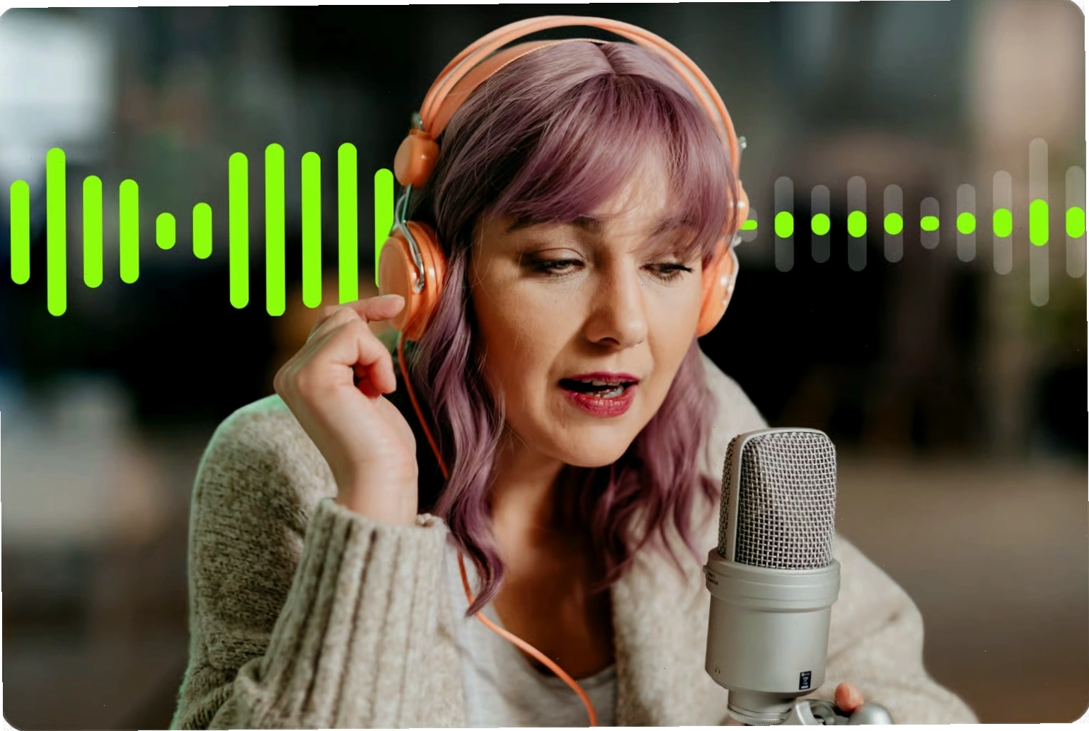 Âm thanh chất lượng phòng thu cho podcast