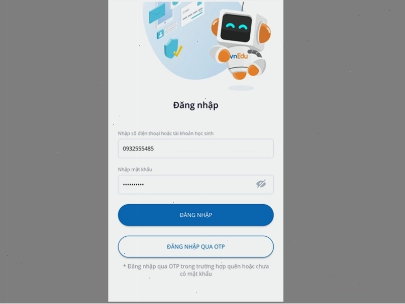 Ảnh: giao diện App, ứng dụng Vnedu Connect