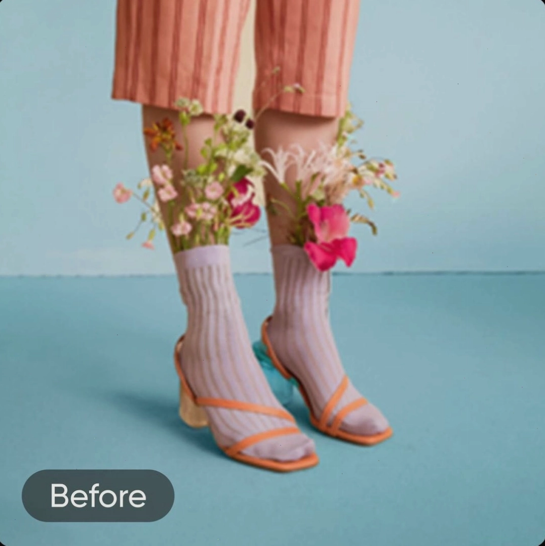 Ảnh trước khi xử lý bằng công cụ làm nét của Picsart