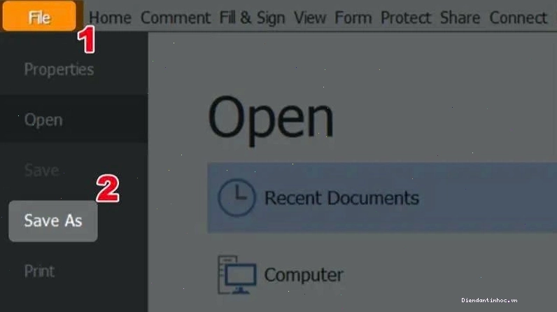 Áp dụng thay đổi xoay trang trong Foxit Reader