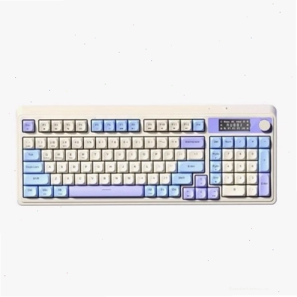 Bàn phím AULA S99 Pro TM (Xanh dương be tím) S9904 nổi bật với phối màu độc đáo