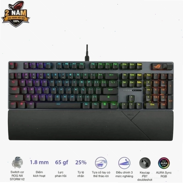 Bàn phím gaming ASUS XA14 ROG STRIX SCOPE II X NX Storm