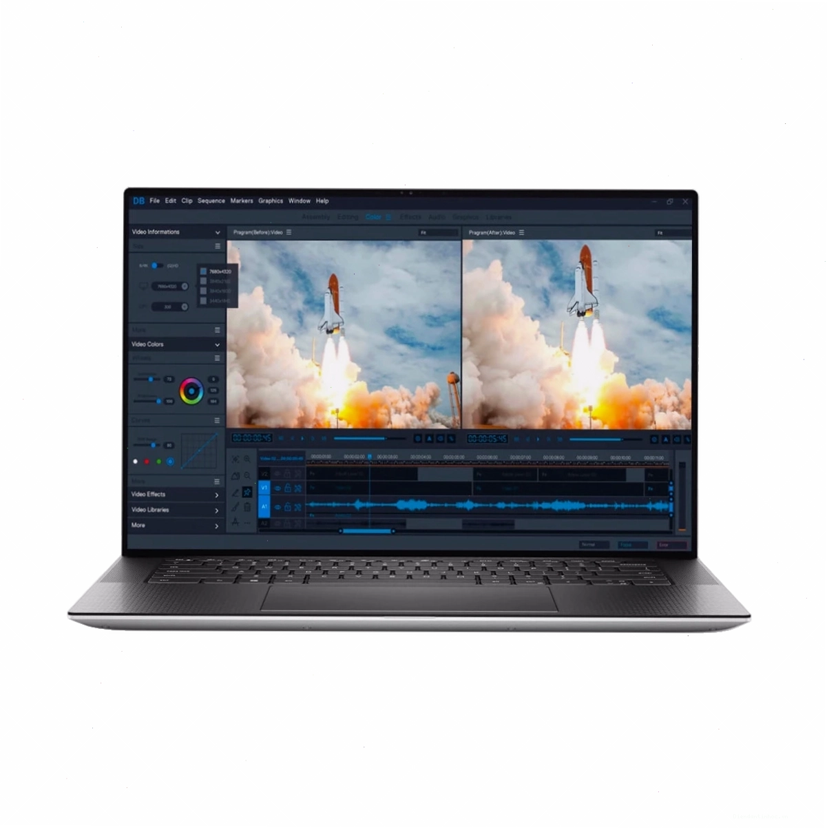 Bàn phím và touchpad lớn trên Dell Precision 5550