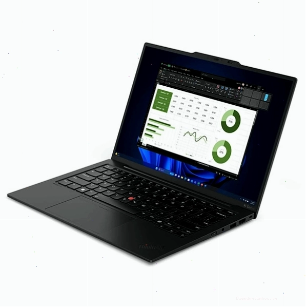 Bàn phím và TrackPoint đặc trưng của ThinkPad X1 Carbon Gen 12
