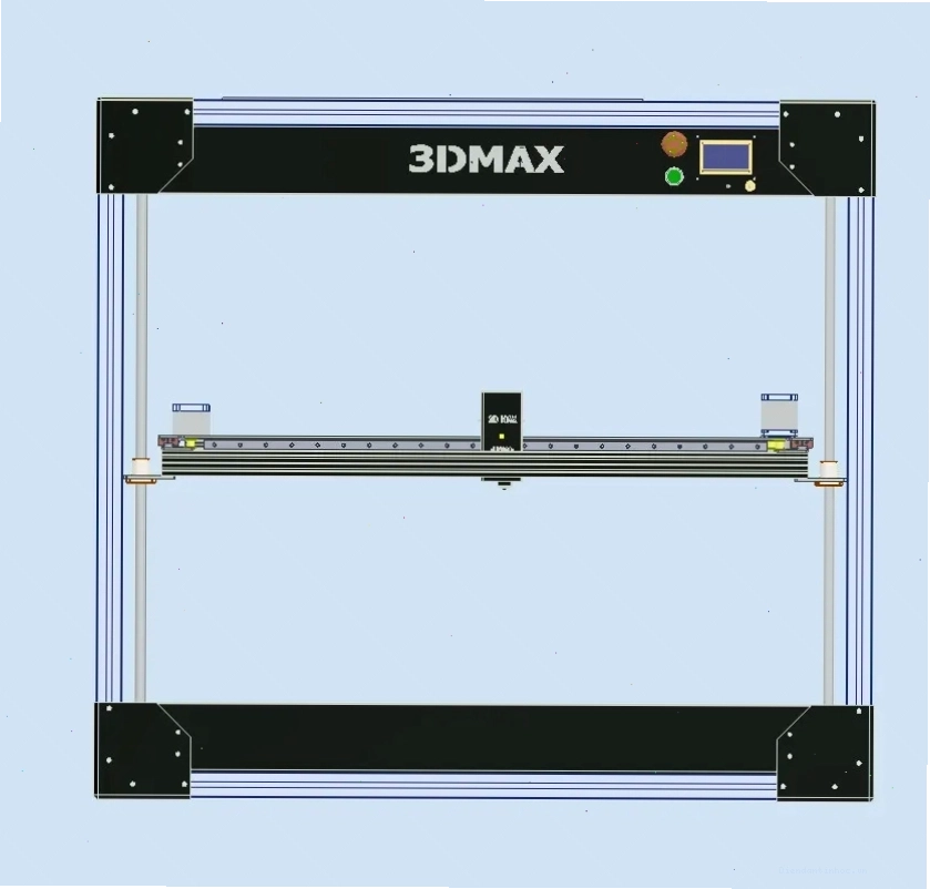 Bản thiết kế 3D chi tiết của máy in 3D khổ lớn 3DMax Mega