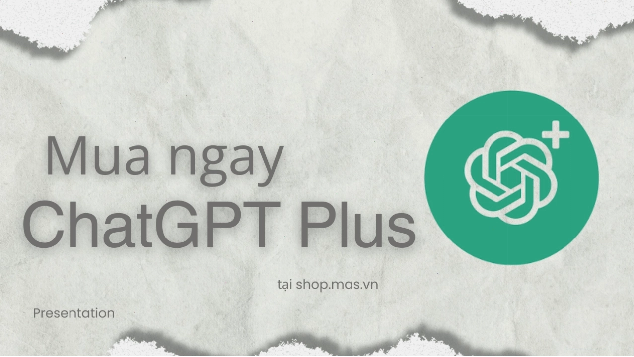 Banner quảng cáo dịch vụ ChatGPT Plus