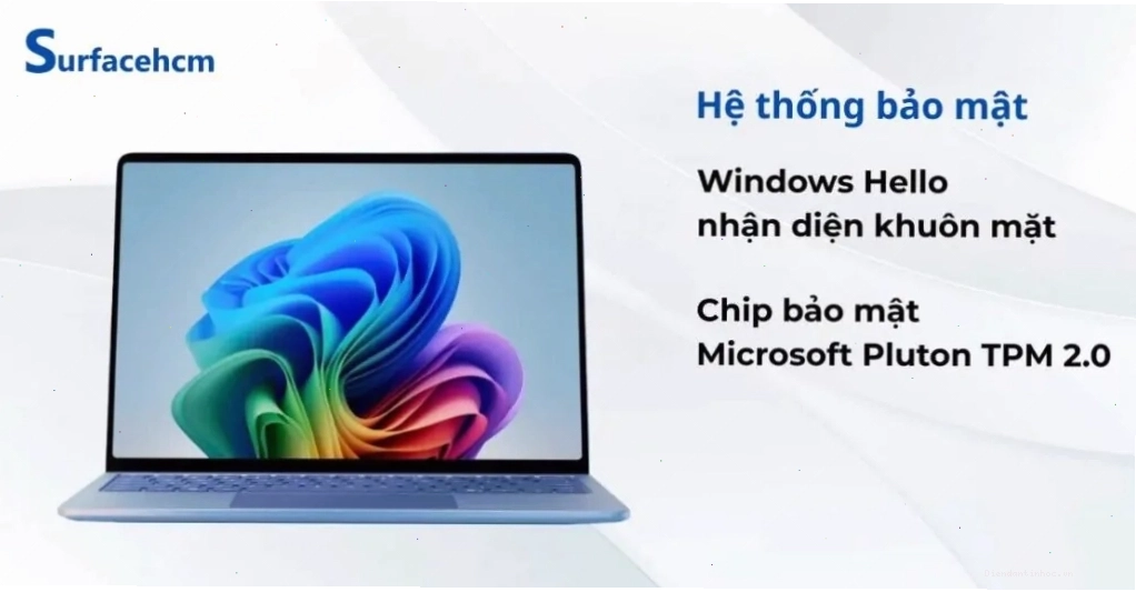 Bảo mật trên Surface Laptop 7 với Windows Hello