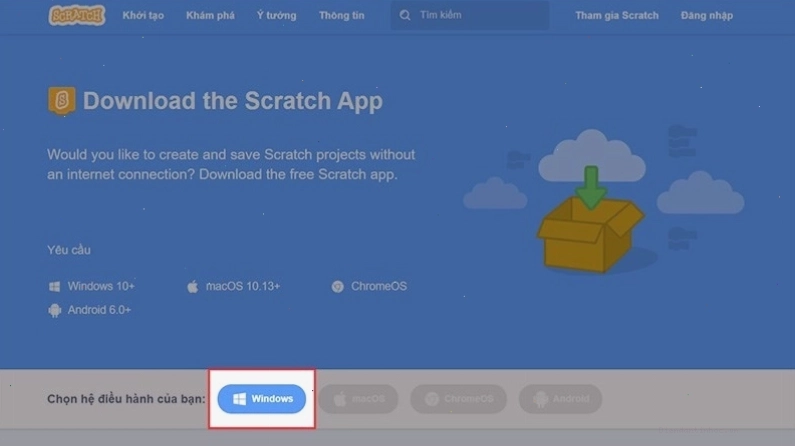 Bắt đầu với Scratch