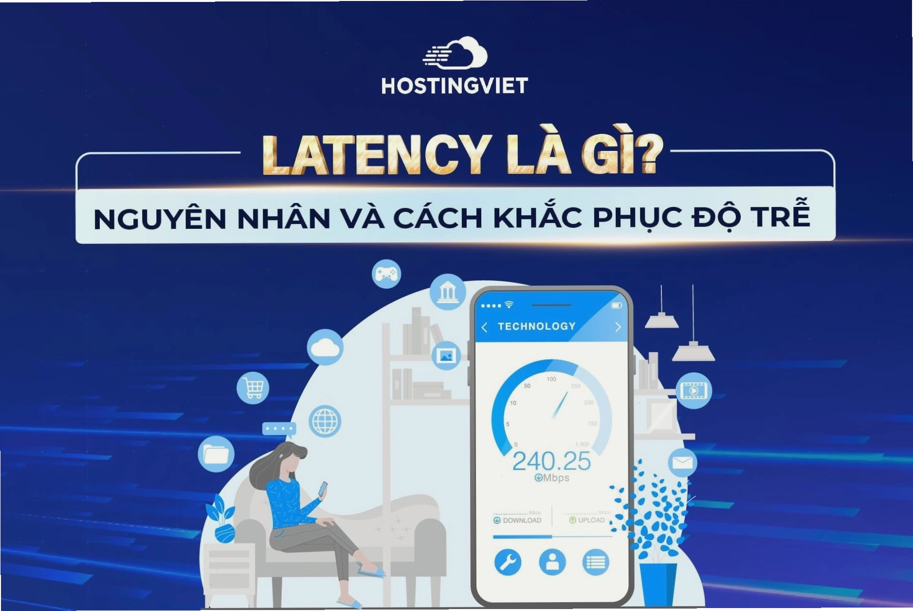 Biểu đồ phân tích các nguyên nhân gây ra Latency trên website
