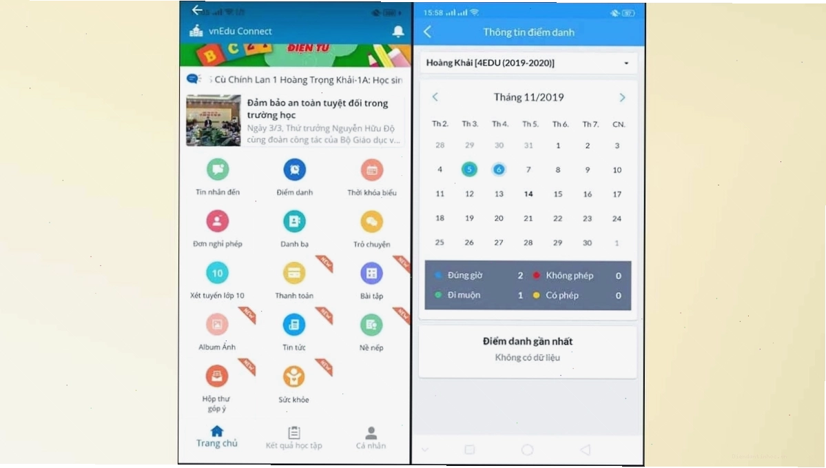 Biểu tượng vnEdu Connect trên điện thoại