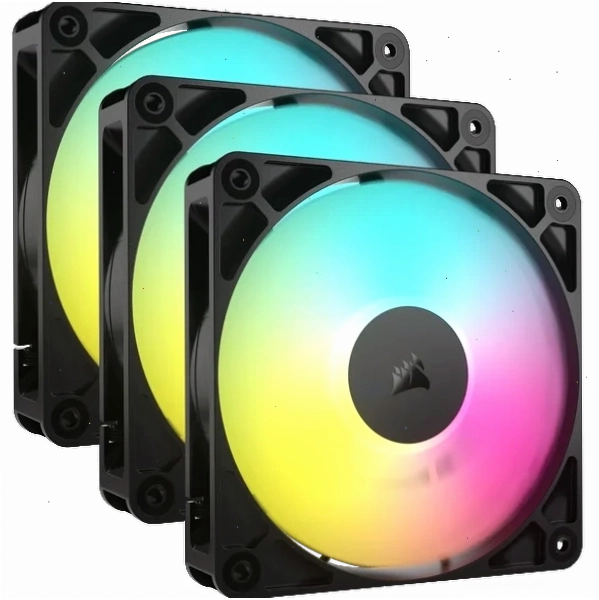 Bộ 3 quạt Corsair RS120 ARGB BLACK