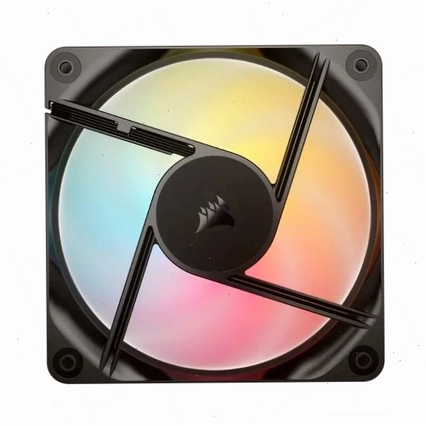 Bộ 3 quạt Corsair RS120 ARGB BLACK Reverse