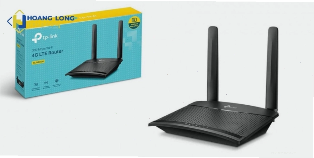 Bộ định tuyến wifi với các cổng kết nối và ăng-ten