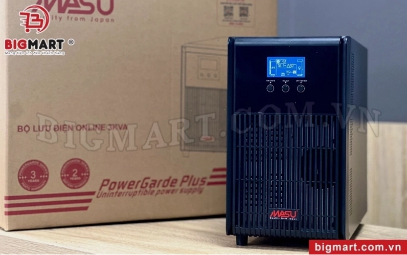 Bộ lưu điện UPS Online MASU MS-3KS LCD
