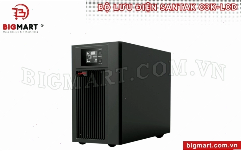 Bộ lưu điện UPS Online SANTAK C3K-LCD cho hiệu suất cao