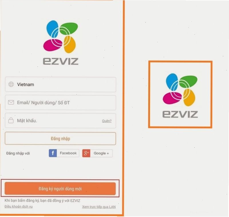 Các bước cài đặt camera EZVIZ trên điện thoại di động