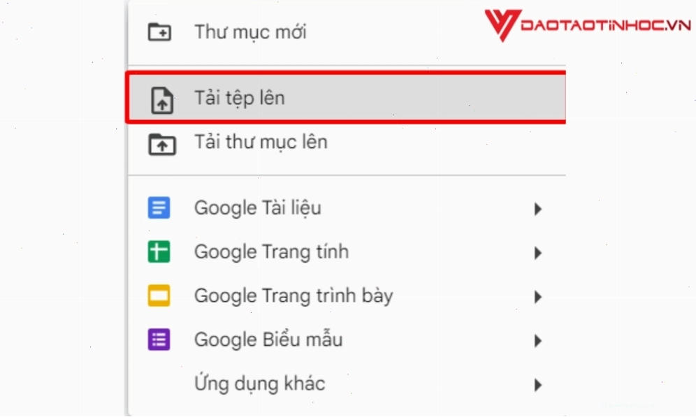 Các bước chuyển file ảnh sang Word bằng Google Drive