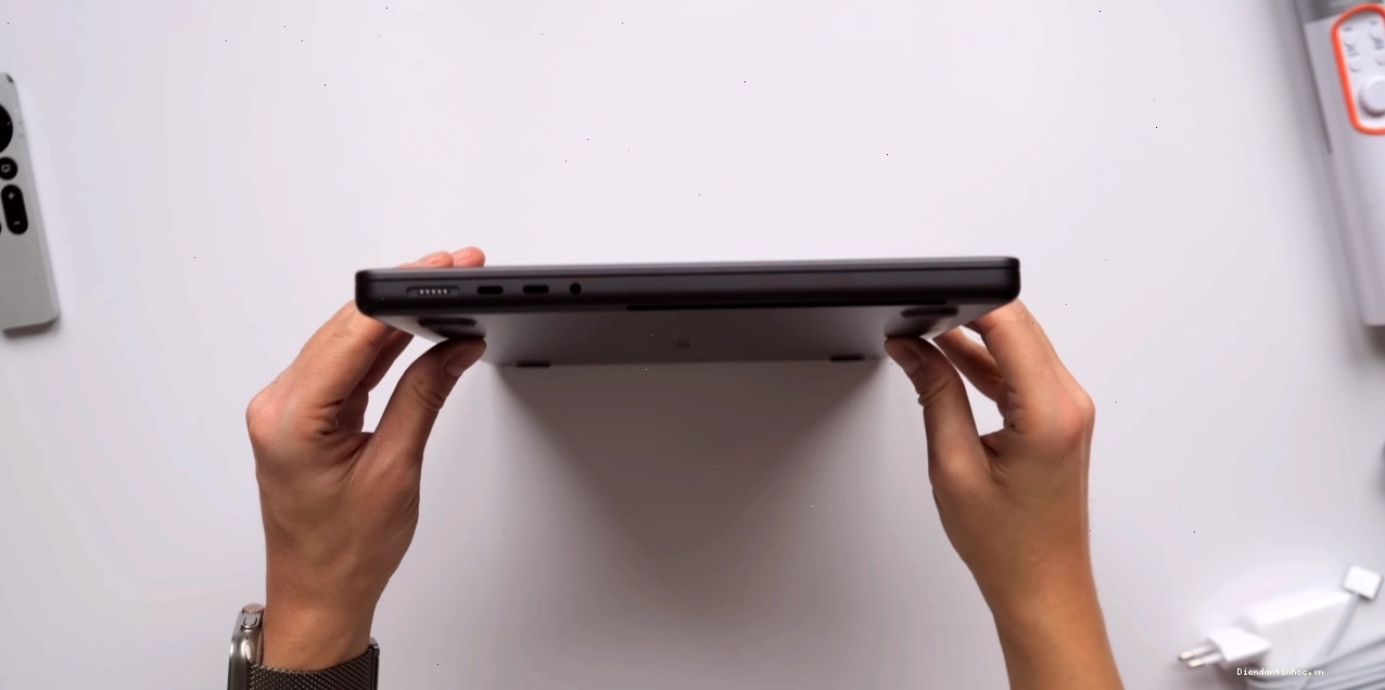 Các cổng kết nối đa dạng trên MacBook Pro M4