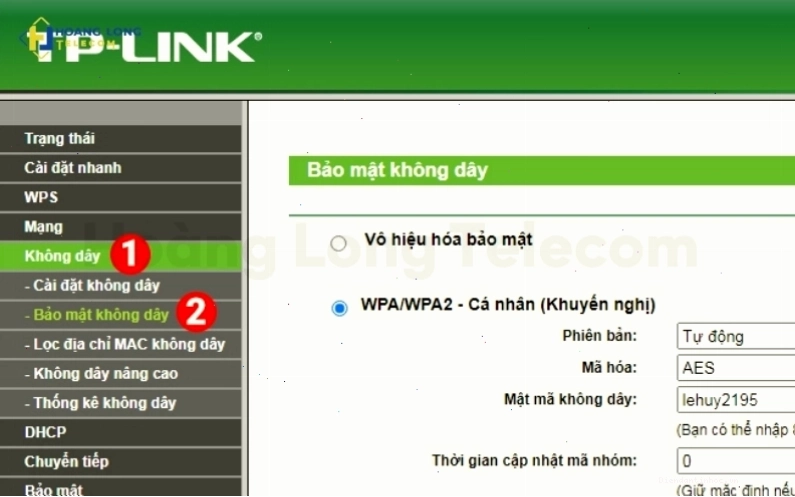 Các mẹo bảo mật cho Router TP-Link